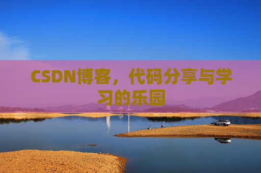 CSDN博客,代码分享与学习的乐园